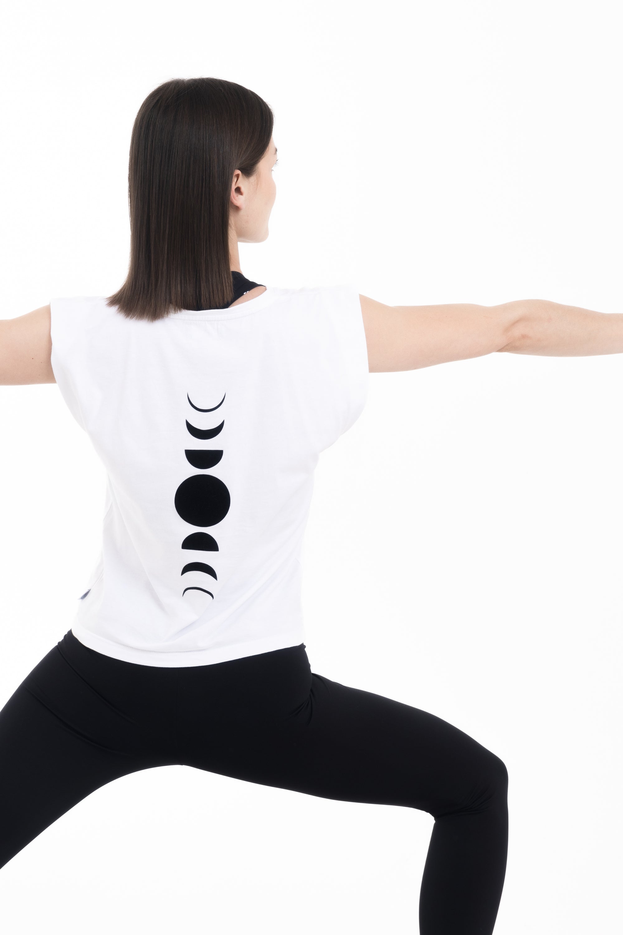 T-shirt blanc COTTIEL Lunes/Lunaire